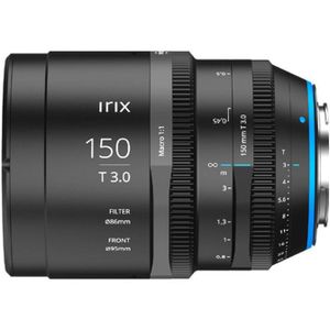 Irix - 150 mm T/3-32 Macro Cine - Objectief - Zwart