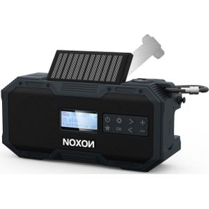 Noxon Dynamo Solar 411 (VHF, DAB+, Bluetooth), Radio, Grijs