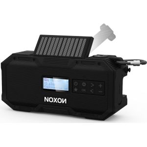 Noxon Dynamo Solar 411 (DAB+, FM, Bluetooth), Radio, Zwart