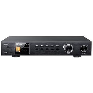 Noxon A 571 zwart, internetradio, DAB+, FM-tuner, Spotify, Bluetooth, USB, LAN + WLAN