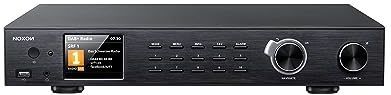 Noxon - A 571 - HiFi Component - Zwart - DAB+ Radio - FM - Internetradio - Bluetooth - USB