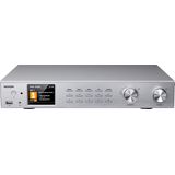 Noxon - A 571 - HiFi Component - Zilver - DAB+ Digitalradio - FM-radio - Internetradio - Audiostreaming - Bluetooth - USB MP3-weergave