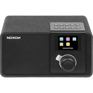 Noxon iRadio 410+ (Internet radio, DAB+, WiFi), Radio, Zwart