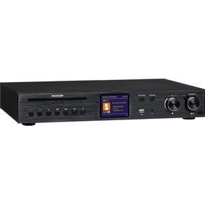 Noxon - HiFi A580 - Netwerk Audio Speler - Zwart - Met CD-Speler en Bluetooth
