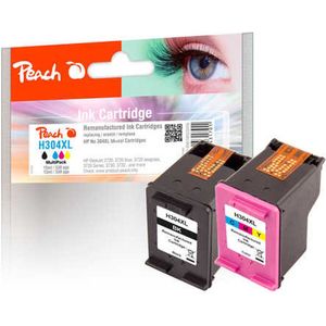 Peach PI300-808 inktcartridge 2 stuk(s) Hoog (XL) rendement Zwart, Cyaan, Magenta, Geel