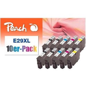 Peach 0F319987 inktcartridge 10 stuk(s) Zwart, Cyaan, Magenta, Geel