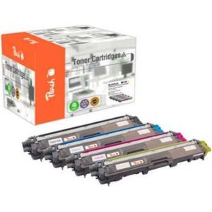 Peach 112154 tonercartridge 4 stuk(s) Compatibel Zwart, Cyaan, Magenta, Geel