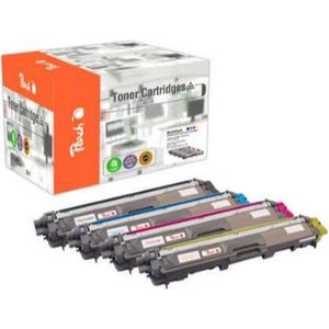 Peach 112156 tonercartridge 4 stuk(s) Compatibel Zwart, Cyaan, Magenta, Geel