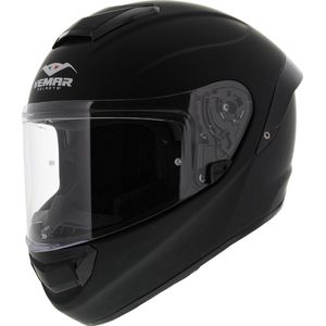 Vemar Motorhelm Hurricane solid mat zwart L