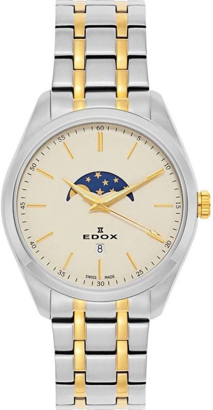 Edox Les Vauberts 79018-357JM-BEID Herenhorloge 42mm