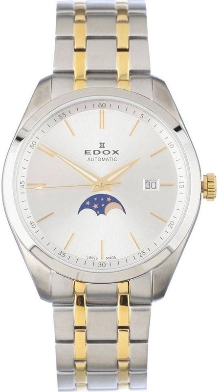 Edox Les Vauberts 80505-357JM-AID Swiss Made Herenhorloge 42mm