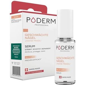 PODERM - NAGELS - Kalmerend, versterkend en herstellend siliciumserum | Verstevigt en beschermt | Professionele verzorging | Geproduceerd in Zwitserland