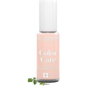 PODERM - TEA TREE COLORED NAIL POLISH FOR NAIL FUNGUS - TREATS & COLOURS - TREATS YELLOW/DAMAGED NAILS - Prevents & Treats mycosis - 2 IN 1 CARE - UNIQUE FORMULA - Made in Switzerland (Rose Poudree)