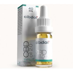 Cibdol - CBD Oil 2.0 40% (4000mg) - Full spectrum CBD