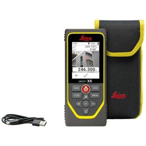 Leica Disto X6 Afstandsmeter In Tas - Bluetooth - 250m - IP65