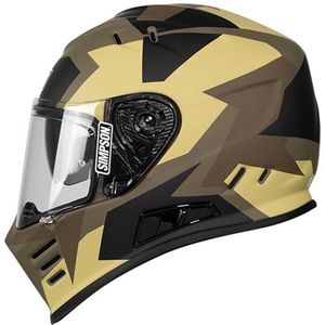 Integraalhelm Simpson Venom Commanche Groen