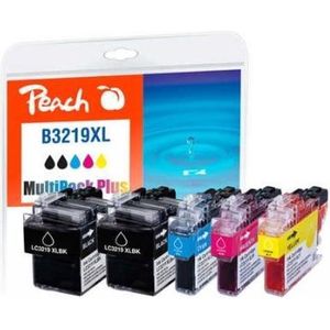 Peach PI500-246 inktcartridge 5 stuk(s) Zwart, Cyaan, Magenta, Geel