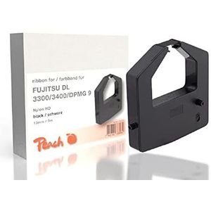 Peach Kleurlint vervangt Fujitsu DL3300/3400/DPMG9, zwart, 13mm/9m, Ribbon Gr644