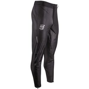 Compressport Hurricane Waterproof 10/10 Pants Unisex Zwart Waterdichte Hardloopbroek