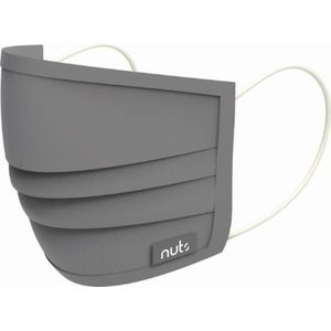 Viroblock Gezichtsmasker / Mondkapje - Grijs - Nuts