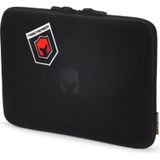 CATURIX Tech Sleeve 17-17,3 inch - neopreen laptop beschermhoes met ritssluiting, voor MacBook en Windows notebook, zwart