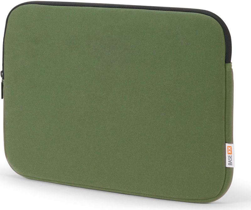 BASE XX Laptophülle Laptop Sleeve Stoff olivgrün bis 35,8 cm (14,1 Zoll)