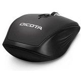 Dicota - Travel - Muis - Zwart - Draadloos - Compact Ontwerp