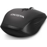 Draadloze Bluetooth-muis Dicota D31980 Zwart 1600 dpi