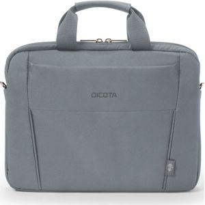 DICOTA Eco Slim Case BASE 13-14.1 - functionele notebooktas met beschermvoering, grijs