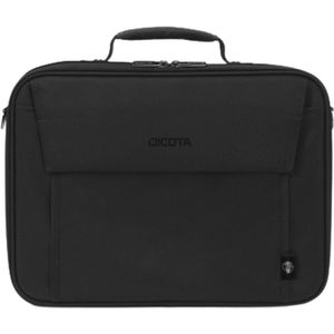 DICOTA Eco Multi BASE 15-17.3 - milieuvriendelijke notebooktas met beschermvoering, zwart