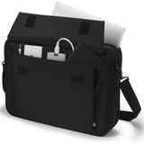 DICOTA Eco Multi Plus BASE 14-15.6 - Notebooktas met beschermvoering en documentvak, zwart