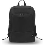 DICOTA Eco Backpack BASE 15-17.3 - leichter Notebook-Rucksack mit Schutzpolsterung und Stauraum, schwarz