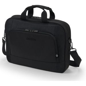 DICOTA Eco Top Traveller BASE 13-14.1 - lichte notebookrugzak met beschermvoering en opbergruimte, zwart