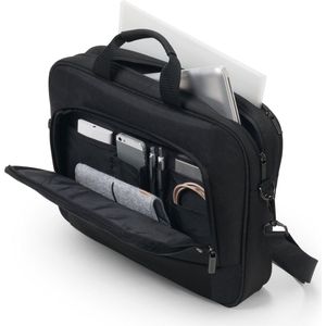 Dicota laptoptas Eco Top Traveller, voor laptops tot 15,6 inch, zwart - blauw Papier D31325-RPET