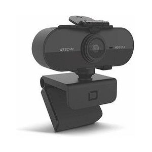 Dicota Webcam Pro - 1920x1080 Full HD - Zwart