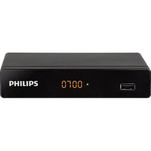 Philips HD SAT ontvanger NeoViu S2 Ethernet aansluiting Aantal tuners: 1 (DVB-S, DVB-S2), TV-ontvanger, Zwart