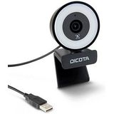 Dicota - Webcam Ringlicht - Zwart - 5MP