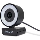 Dicota - Webcam Ringlicht - Zwart - 5MP