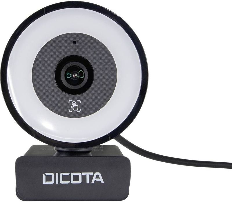 Dicota - Webcam Ringlicht - Zwart - 5MP