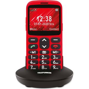 Mobiele Telefoon Telefunken TF-GSM-520-CAR-RD 64 GB RAM Rood