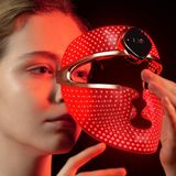 FAQ™ 202 - Gezichtsmasker - Siliconen - 7 LED Kleuren - NIR Technologie