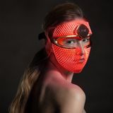 FAQ™ 202 - Gezichtsmasker - Siliconen - 7 LED Kleuren - NIR Technologie