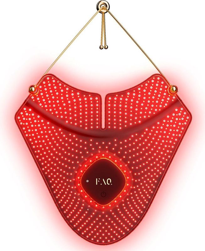 FAQ Swiss FAQ™ 211 LED Neck & Décolleté Mask - Verminder Rimpels - Herstel Zonneschade - Verbeter Stevigheid