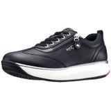 Joya - Laura - Sneaker - Black - Leer - Textiel