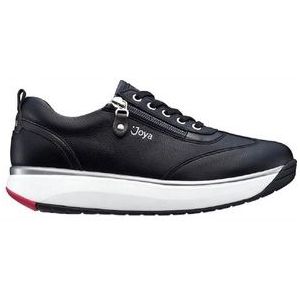 Joya - Laura - Sneaker - Black - Leer - Textiel