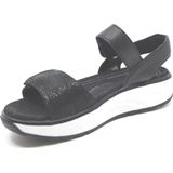 Joya - Flores - Sandaal - Black - Ergonomisch Voetbed - Klittenbandsluiting