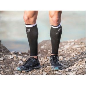 Compressport - R2v2 - Compressiekousen - Zwart - Uniseks