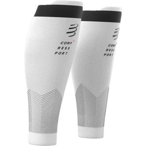 COMPRESSPORT R2v2 mof voor kuiten, uniseks, SU0002B, wit, T2