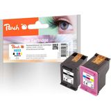 Peach PI300-1045 inktcartridge 2 stuk(s) Compatibel Zwart, Cyaan, Magenta, Geel