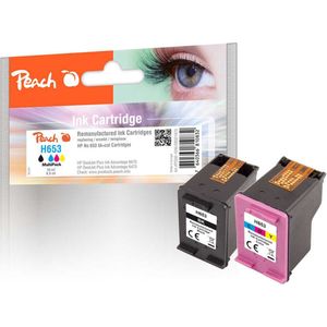 Peach PI300-1045 inktcartridge 2 stuk(s) Compatibel Zwart, Cyaan, Magenta, Geel